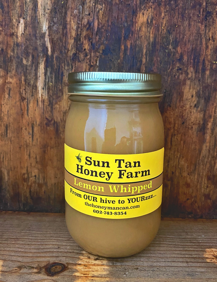 Lemon Whipped Honey Sun Tan Honey Farm