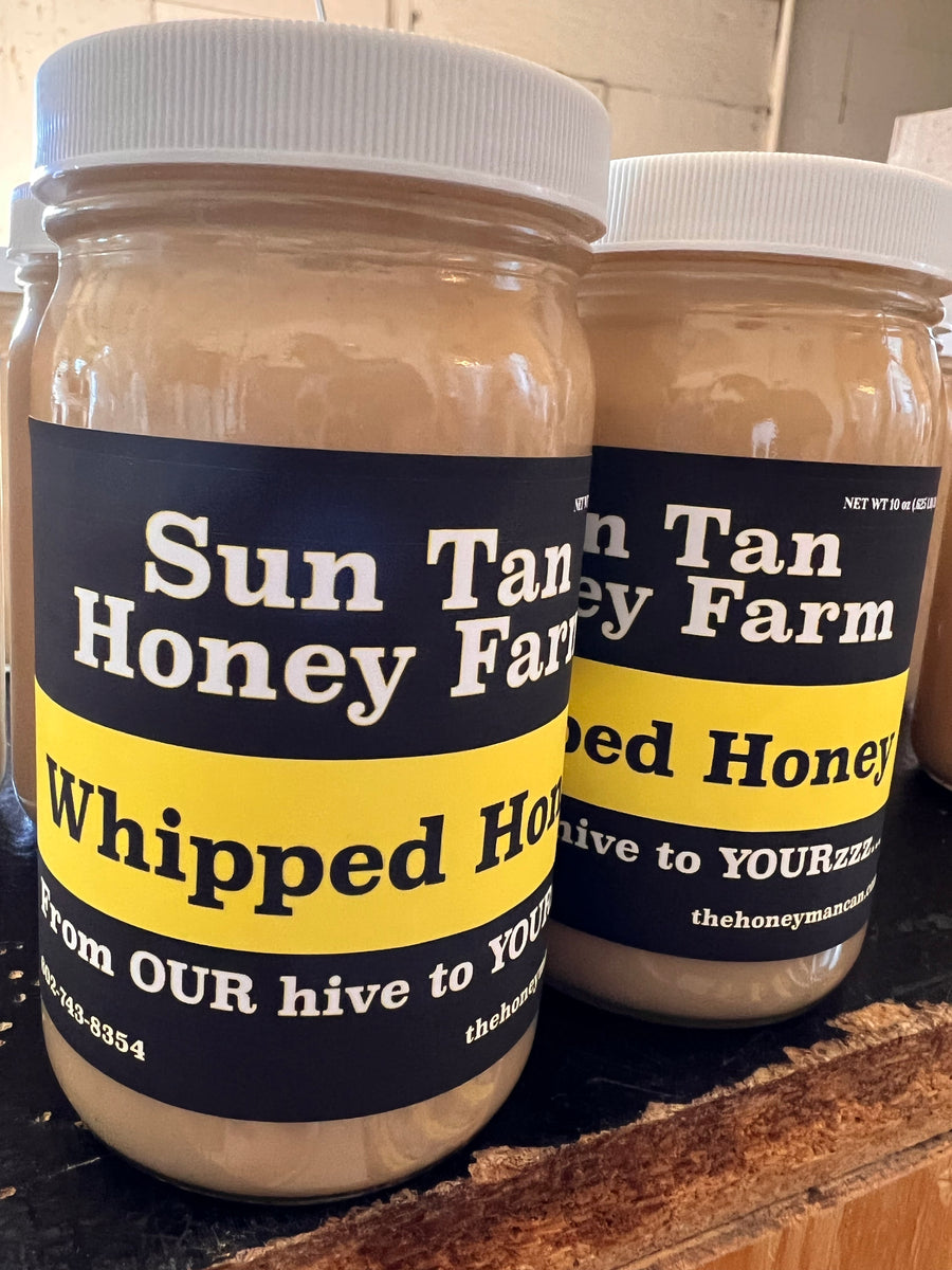 Original Whipped Honey Sun Tan Honey Farm